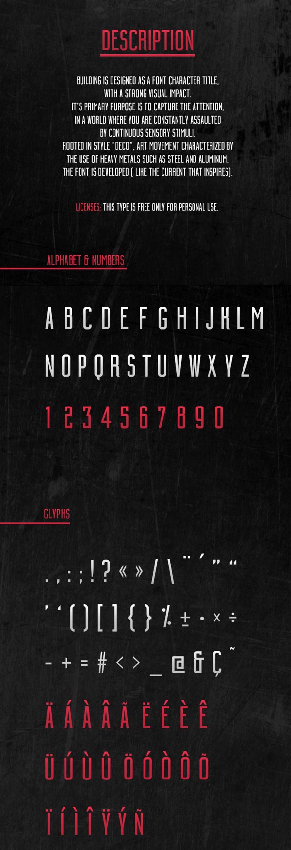 BUILDING Typeface