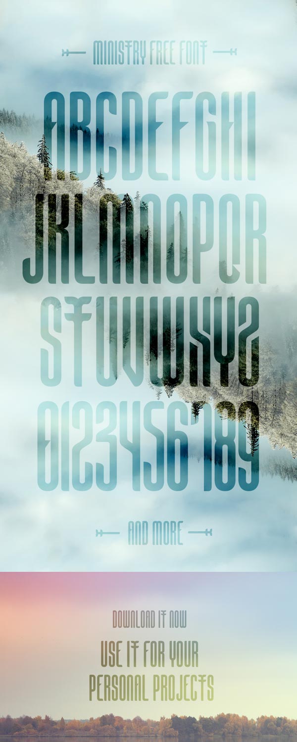 ministry free font