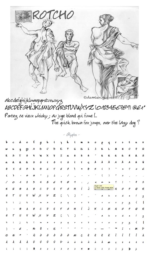 Rotcho font