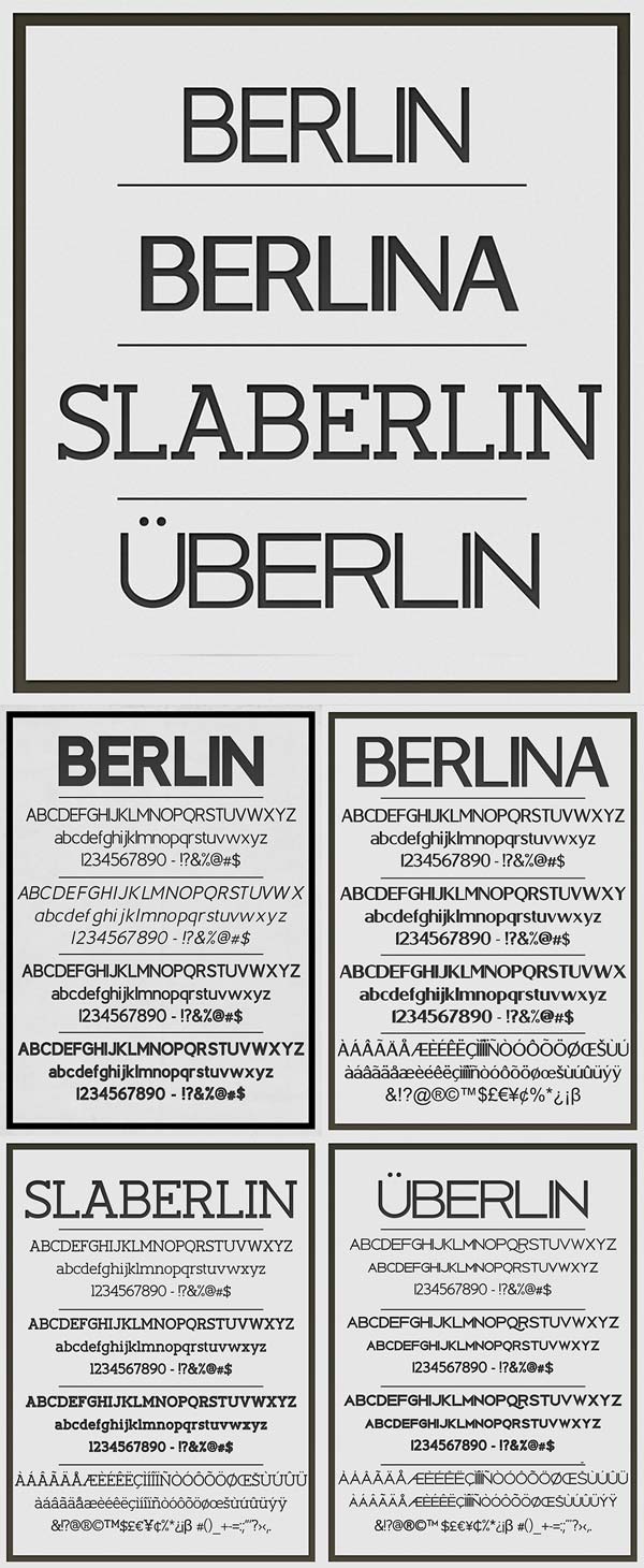 berlin typeface