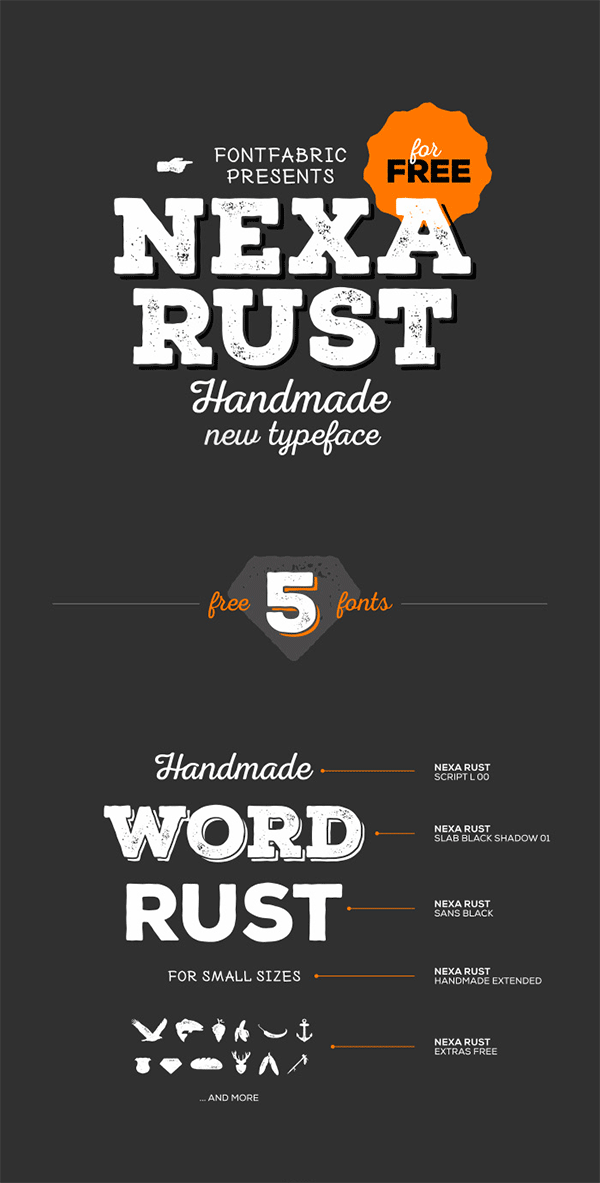 Nexa Rust free font