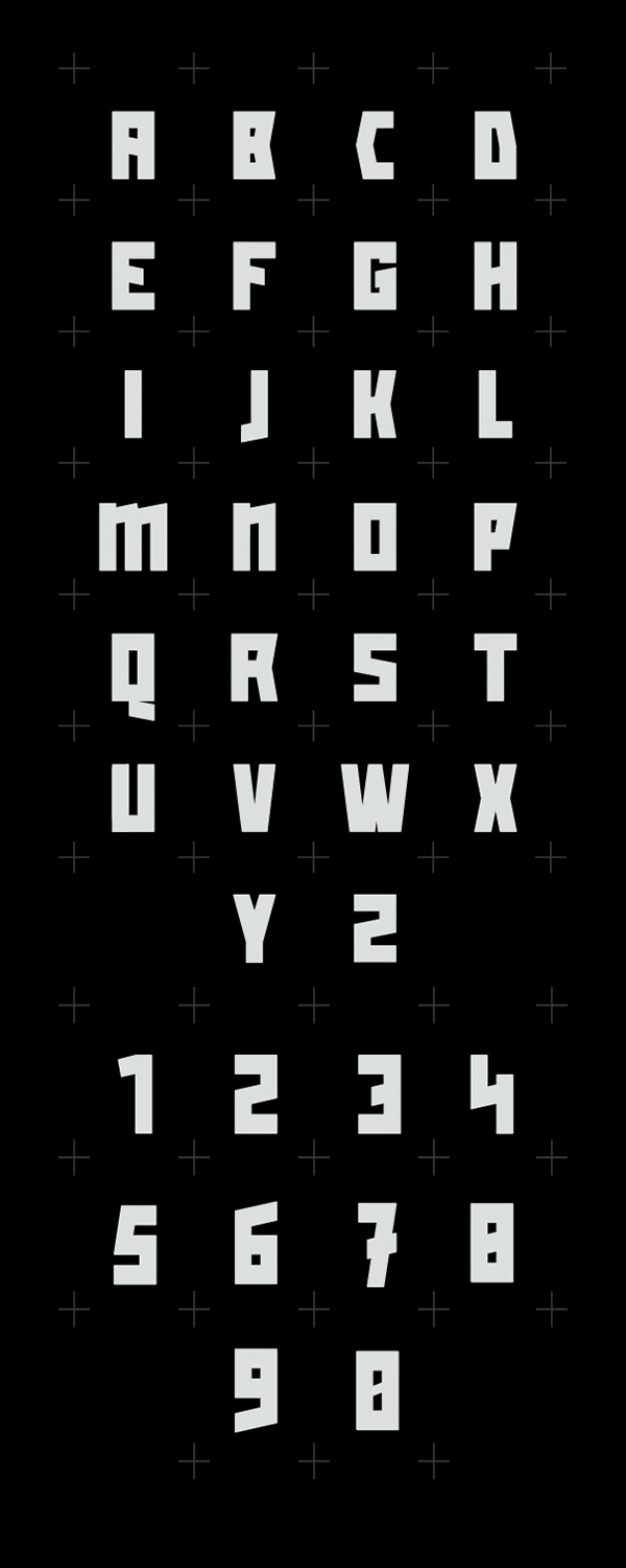 Slash free display font preview