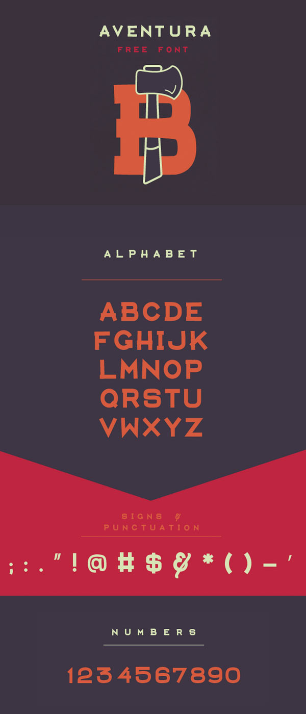 Aventura free font