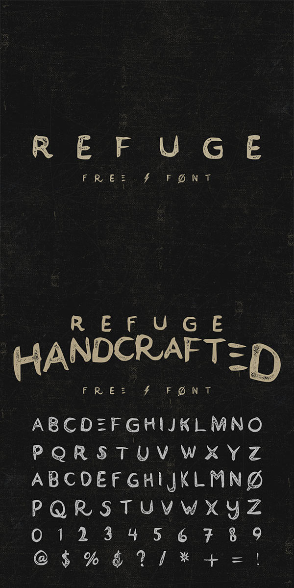 Refuge free font