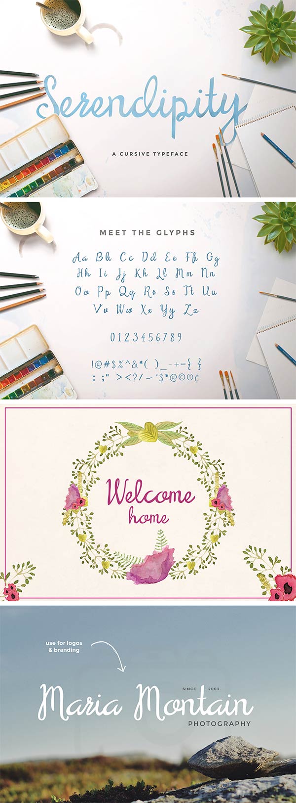 Serendipity Script free font