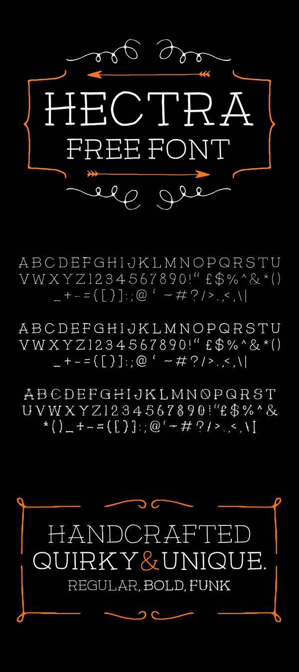 Hectra free font