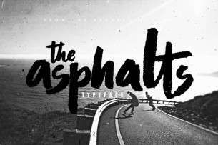 Asphalts Brush is a grungy and rough typeface that was written with heavy brush strokes. You can trust this font to bring out the expressiveness of the typography.