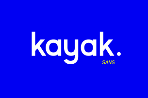 Kayak Sans is a modern grotesque type designed with the intention of not standing out.