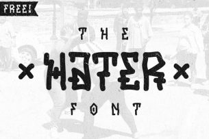 Hater is a free font that was created just for fun with no special reason!