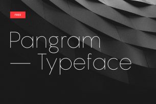 Pangram Sans is a beautifully crafted geometrical sans serif inspired by top geometrical fonts this industry has to offer.