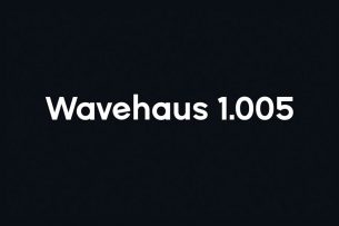 Wavehaus Sans is a geometrical sans serif that comes with 6 weights.