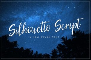 Silhouetto Script is a stylish looking free handwritten brush font.